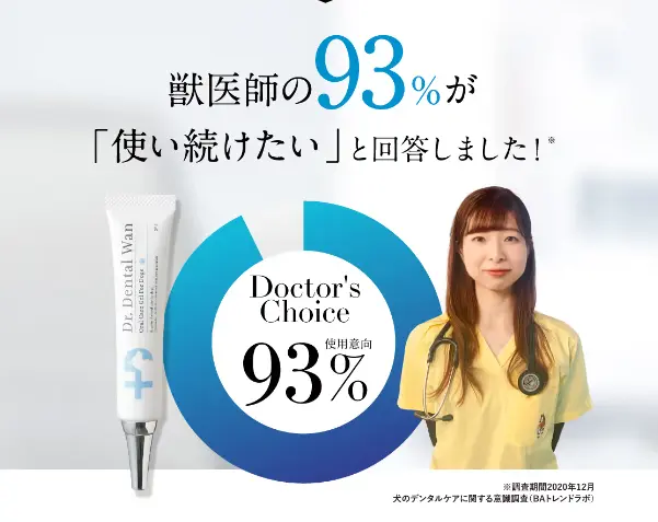 獣医師の93％が「使い続けたい」と回答しました